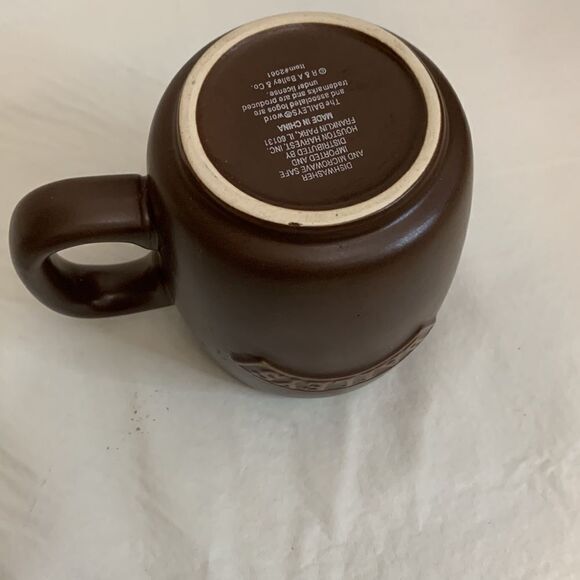 BAILEYS Irish Cream Liquor Coffee Mug 14 Oz Brown White Interior Dish Micro Safe - Picture 5 of 8